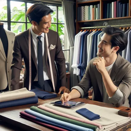 Fallabella River Front Iconsiam, custom suits bangkok