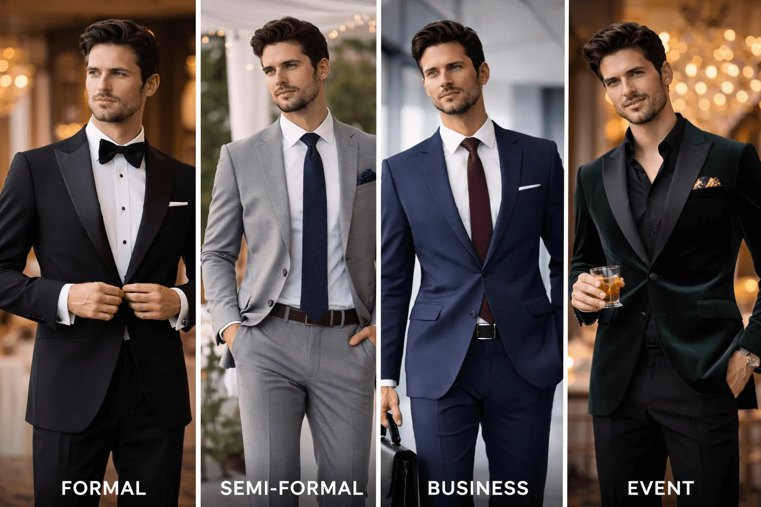 Suits for Formal and Semi-Formal Events: How to Choose Without Mistakes